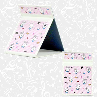 [Pink] Harami-chan folding mirror