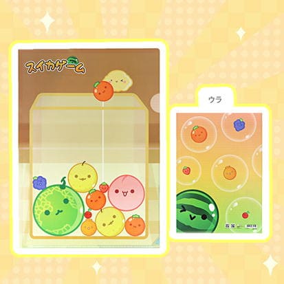 Watermelon Game Clear File A4 A pattern