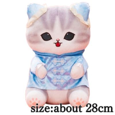 [Blue] mofusand China Nyan Big Plush Toy