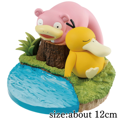 Pokemon Relaxing Time Kodak & Slowpoke Figures
