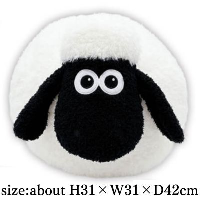 [Shaun the Sheep] Shaun the Sheep Fluffy and Round Big Plush Toy