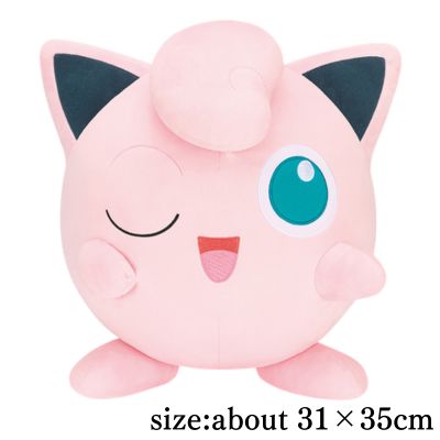 Pokémon Super Soft Plush Toy - Jigglypuff - Wink Ver.